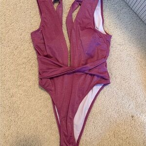 Cupshe Piece Swimsuit Purple